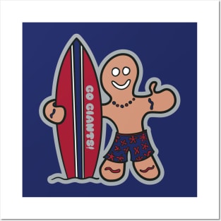 Surfs Up for the New York Giants! Posters and Art